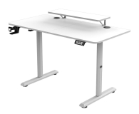 Ultradesk HIGHLANDER Elektryczna regulacja Białe - 1295839 - zdjęcie 1